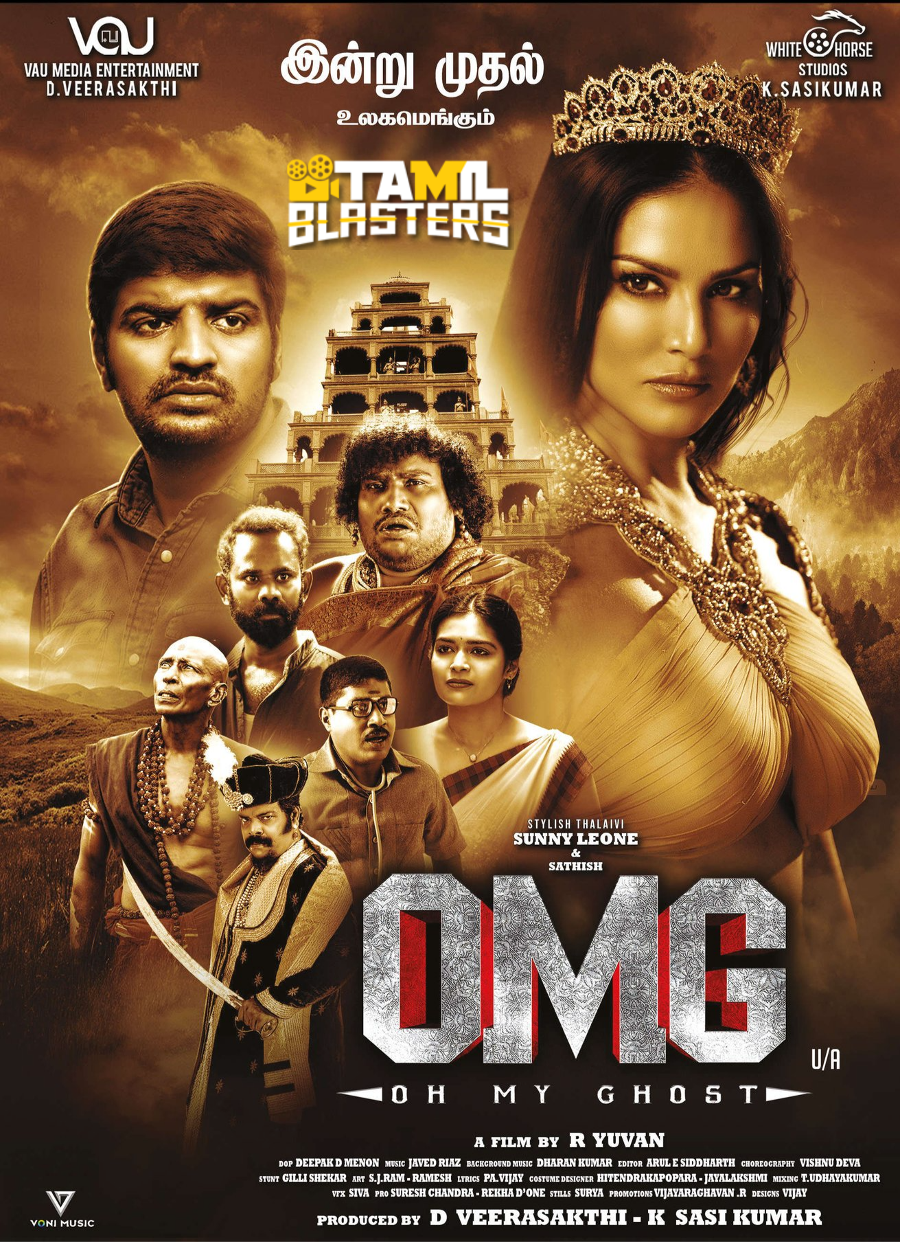 Oh My Ghost (2022) [Tamil - 720p HQ HDRip - x264 - [ (192Kbps) + AAC]   - ESub] - Tamil New Movies - HDRips / BDRips / DVDRips / HDTV -  Download & Watch Tamil, Telugu, Malayalam, Hindi, Kannada & Hollywood Movies