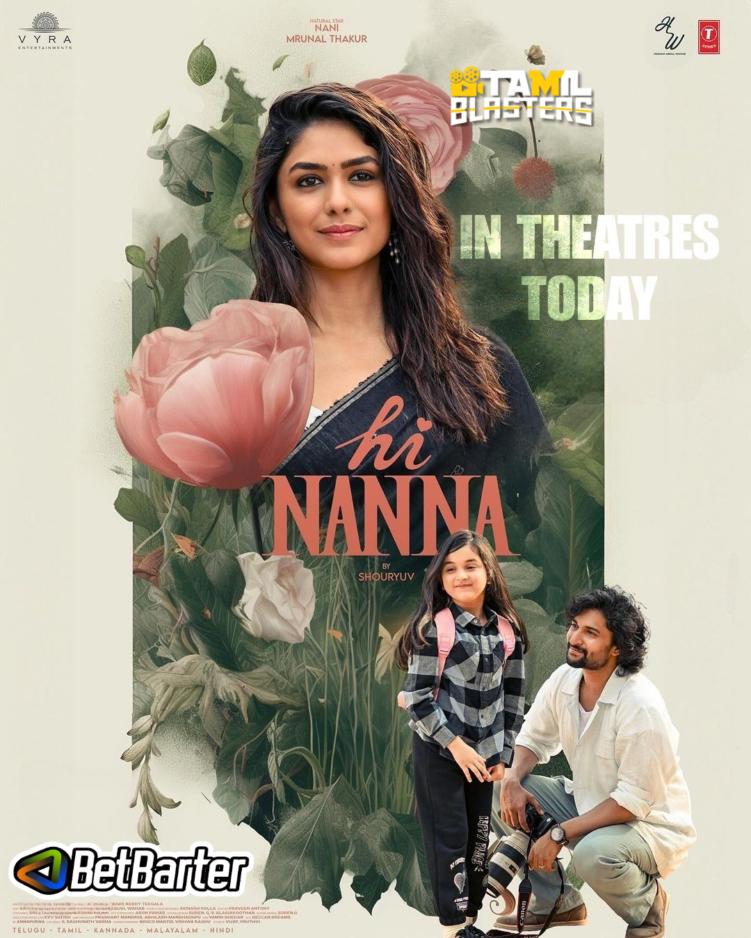 Hi Nanna (2023) [Kannada - HQ-Real PreDVDRip - x264 - AAC - 400MB - HQ ...