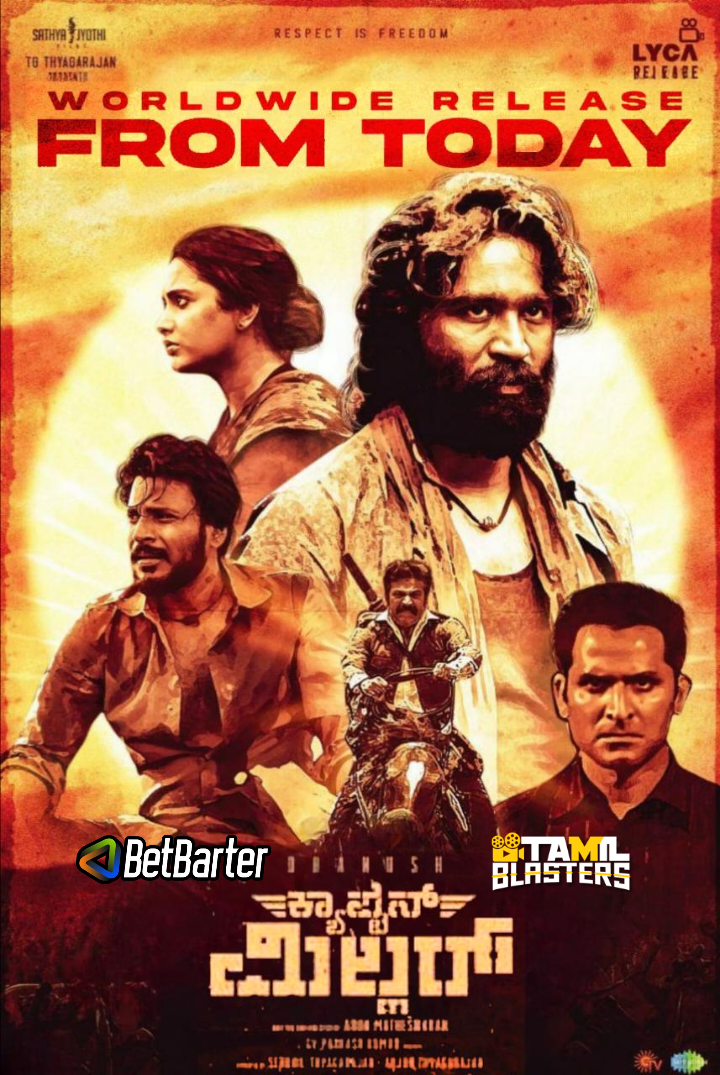 Captain Miller (2024) [Kannada 1080p Proper HQ PREHDRip x264 AAC