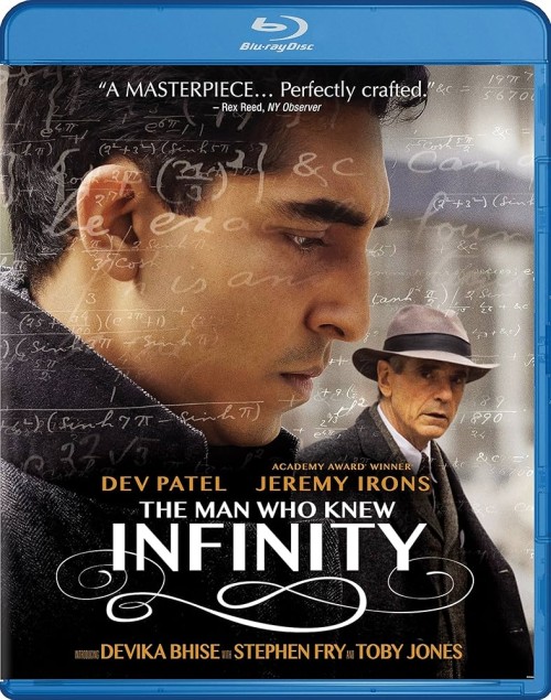 The Man Who Knew Infinity (2015) Blu ray Disk Cover TBL