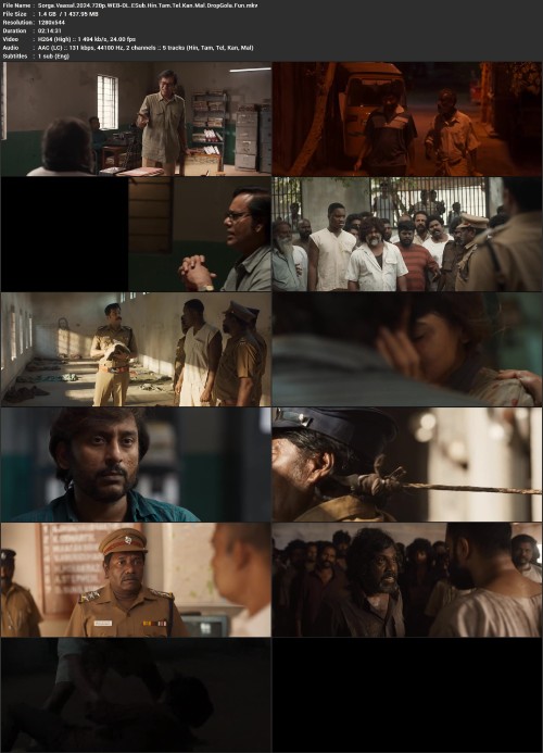 Sorga.Vaasal.2024.720p.WEB DL.ESub.Hin.Tam.Tel.Kan.Mal.DropGola.Fun.mkv