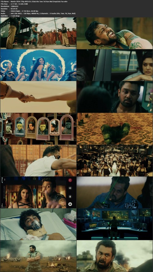 Martin.2024.720p.WEB DL.ESub.Hin.Tam.Tel.Kan.Mal.DropGola.Fun.mkv
