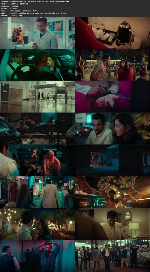 Dhoom.Dhaam.2025.720p.WEB DL.ESub.Hin.Tam.Tel.Eng.DropGola.Fun.mkv