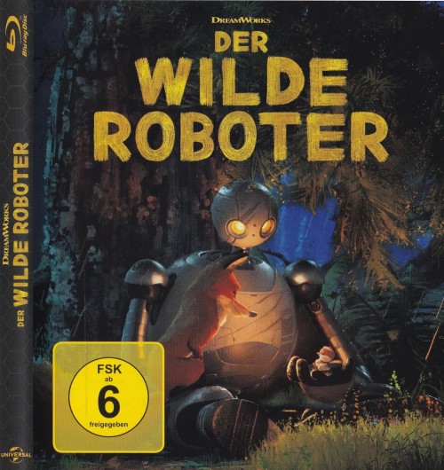 der wilde roboter blu ray full cover
