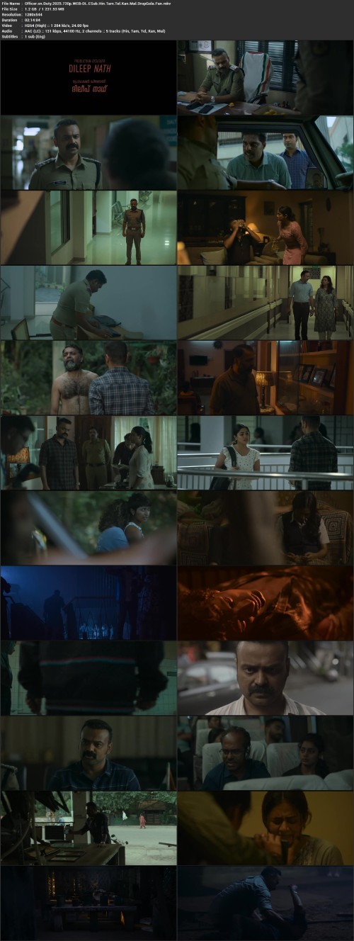 Officer.on.Duty.2025.720p.WEB DL.ESub.Hin.Tam.Tel.Kan.Mal.DropGola.Fun.mkv