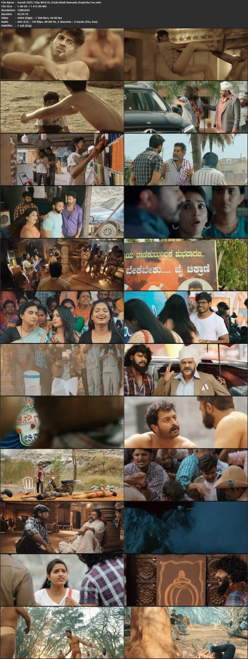 www.DropGola.fun - Download - Garadi (2023) 1080p 720p WEB-DL ESub [Hindi-AAC2.0.Kannada-DD5.1] Full Movie