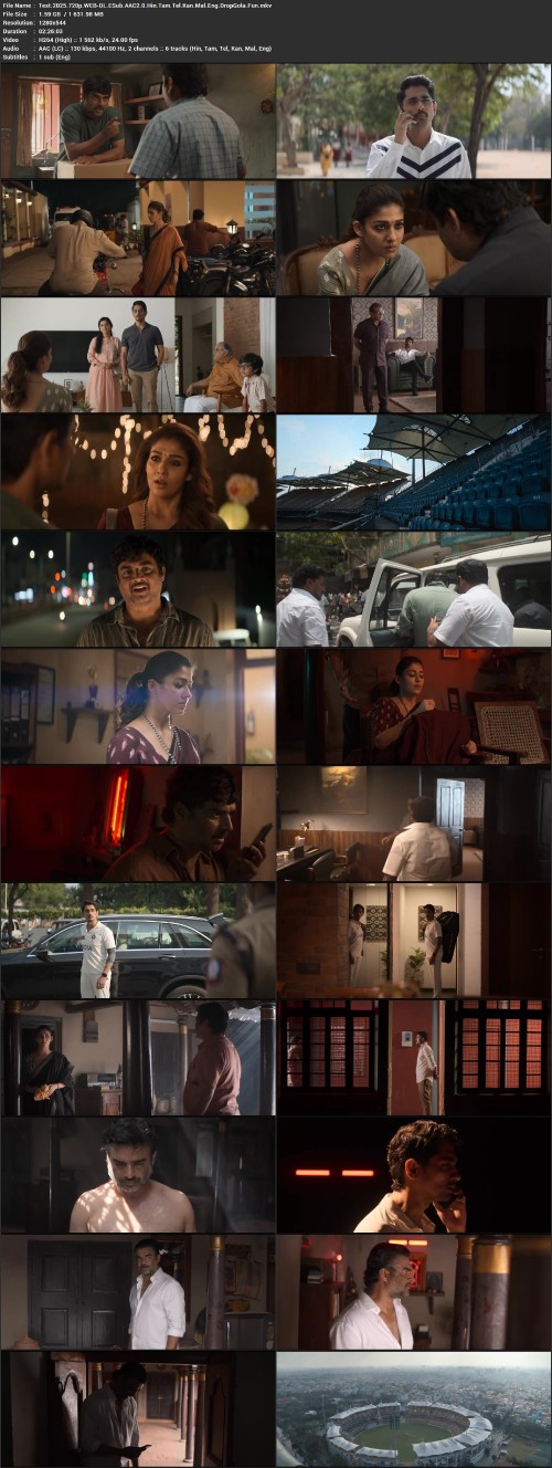 Test.2025.720p.WEB DL.ESub.AAC2.0.Hin.Tam.Tel.Kan.Mal.Eng.DropGola.Fun.mkv