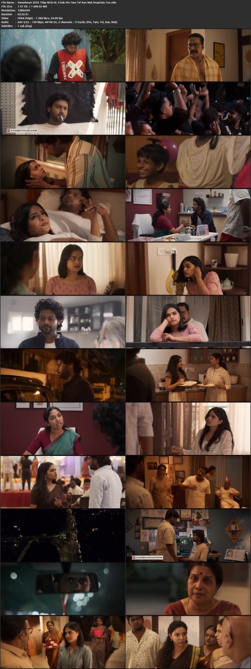 Sweetheart.2025.720p.WEB DL.ESub.Hin.Tam.Tel.Kan.Mal.DropGola.Fun.mkv