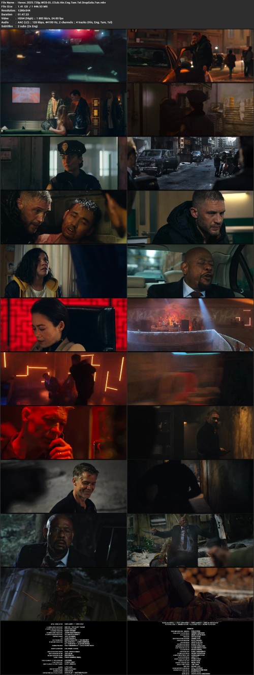 Havoc.2025.720p.WEB DL.ESub.Hin.Eng.Tam.Tel.DropGola.Fun.mkv