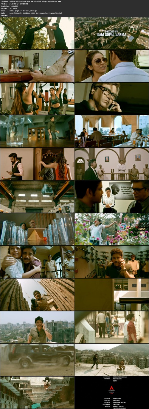 Officer.2018.720p.WEB DL.AAC2.0 Hindi.Telugu.DropGola.Fun.mkv