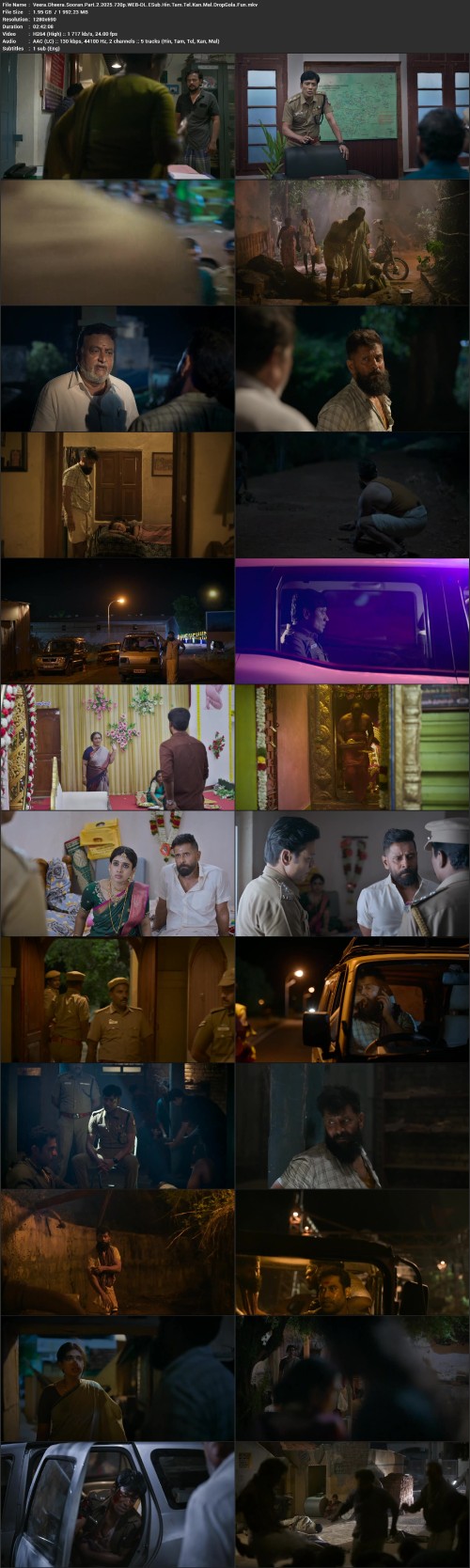 Veera.Dheera.Sooran.Part.2.2025.720p.WEB DL.ESub.Hin.Tam.Tel.Kan.Mal.DropGola.Fun.mkv