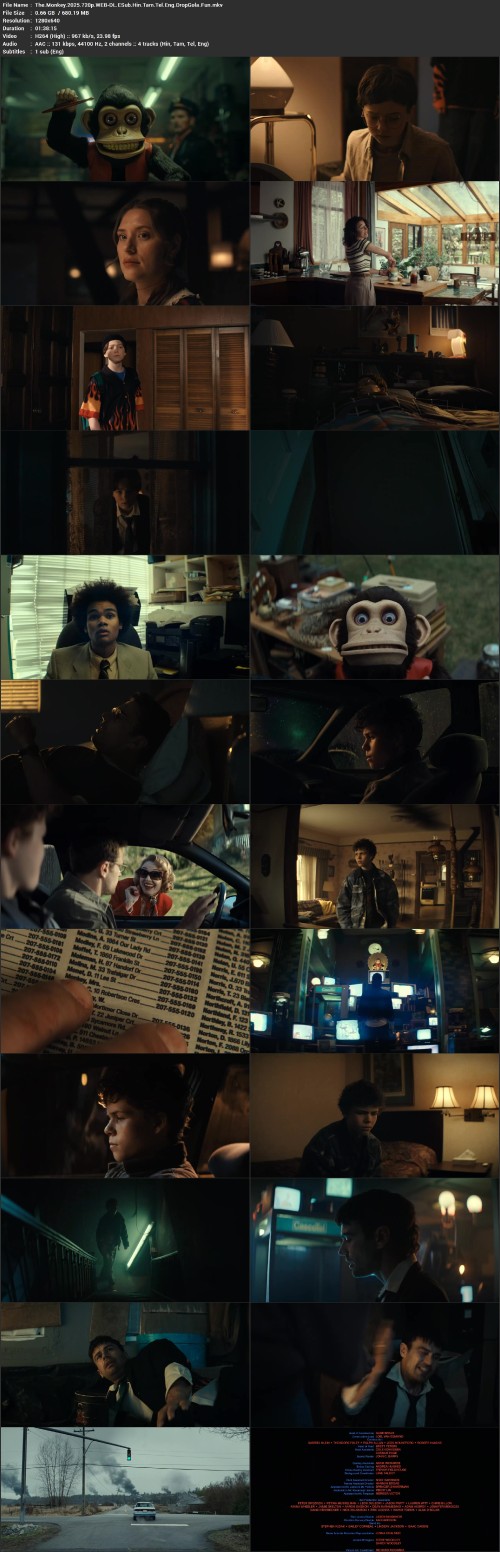 The.Monkey.2025.720p.WEB DL.ESub.Hin.Tam.Tel.Eng.DropGola.Fun.mkv