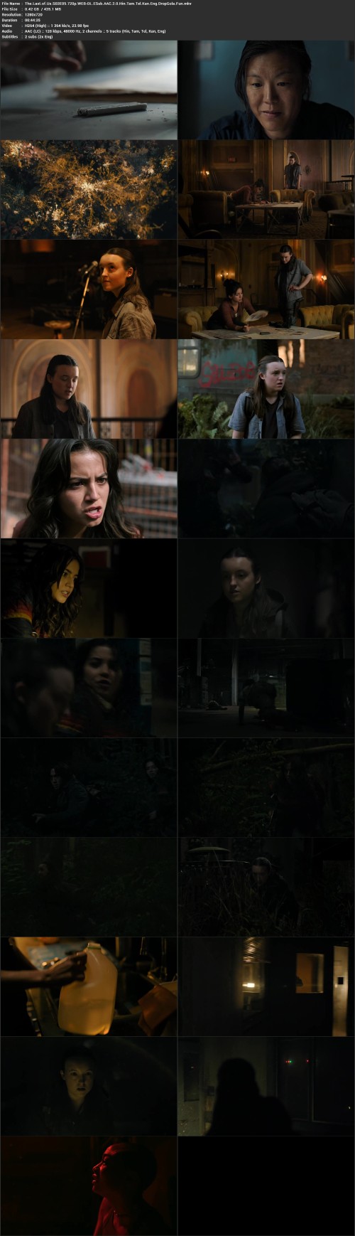 The.Last.of.Us.S02E05.720p.WEB DL.ESub.AAC.2.0.Hin.Tam.Tel.Kan.Eng.DropGola.Fun.mkv