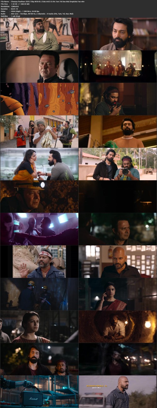 Chaurya.Paatham.2025.720p.WEB DL.ESub.AAC2.0.Hin.Tam.Tel.Kan.Mal.DropGola.Fun.mkv